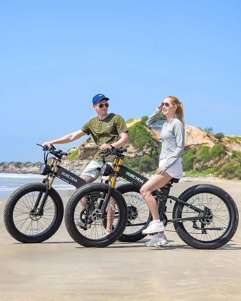 BURCHDA R5 PRO Folding Fat Tire Electric Bike for Adults