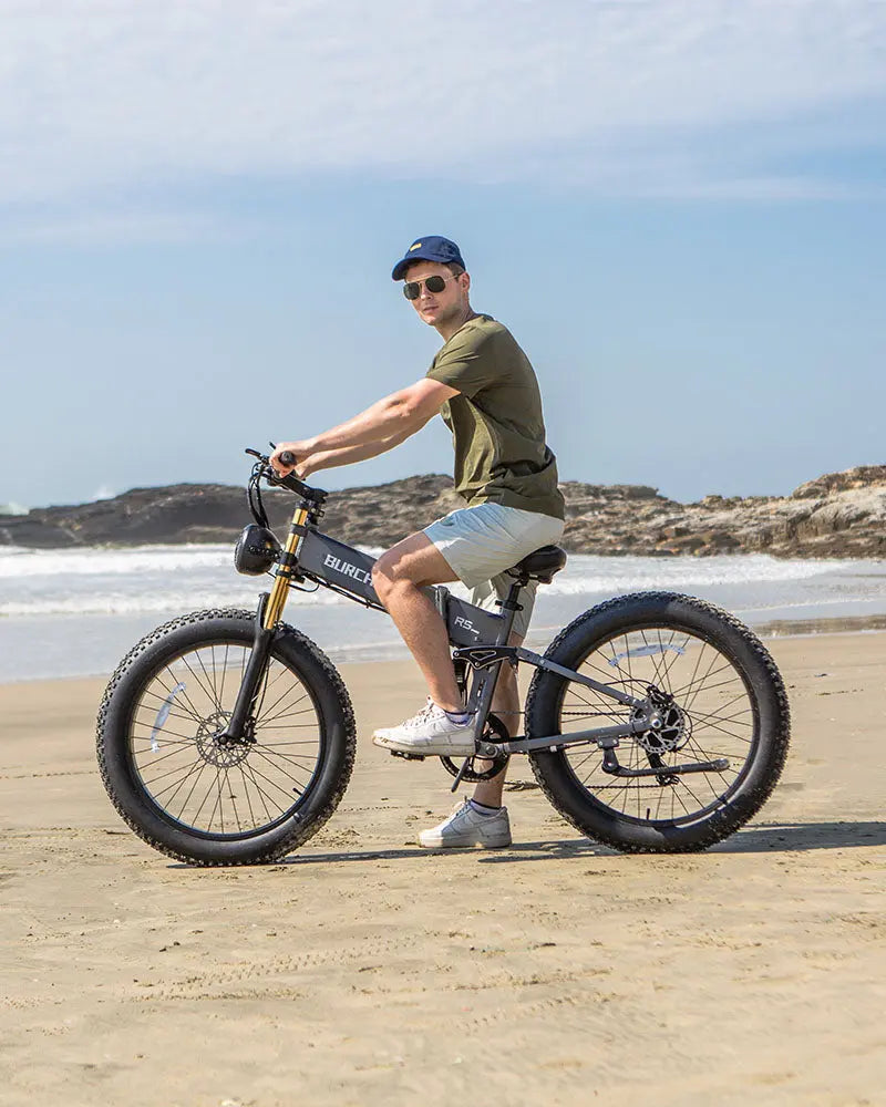 BURCHDA R5 PRO Folding Fat Tire Electric Bike for Adults