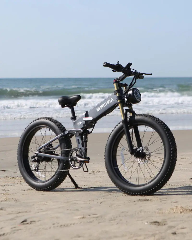 BURCHDA R5 PRO Folding Fat Tire Electric Bike for Adults