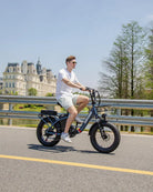 BURCHDA U8 fat tire long range step-thru electric bike for adults