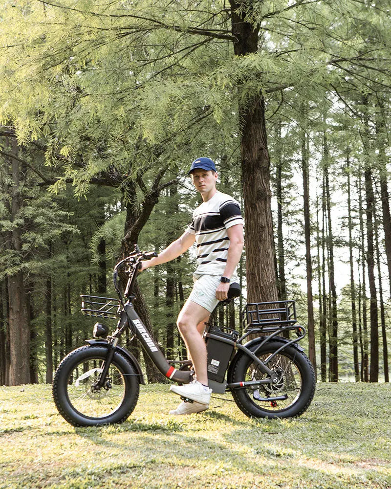 BURCHDA U8 fat tire long range step-thru electric bike for adults