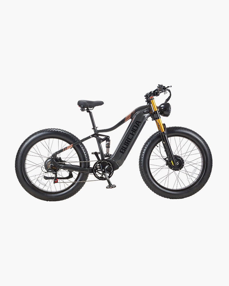 BURCHDA HC26 MAX 2000W Fat Tire Dual Motor Electric bike 