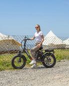 BURCHDA U8 fat tire long range step-thru electric bike for adults