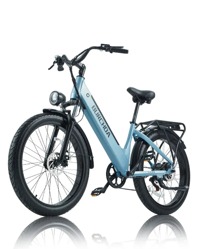 BURCHDA AZ26 Step-thru Electric Bike for Adults Commuting 