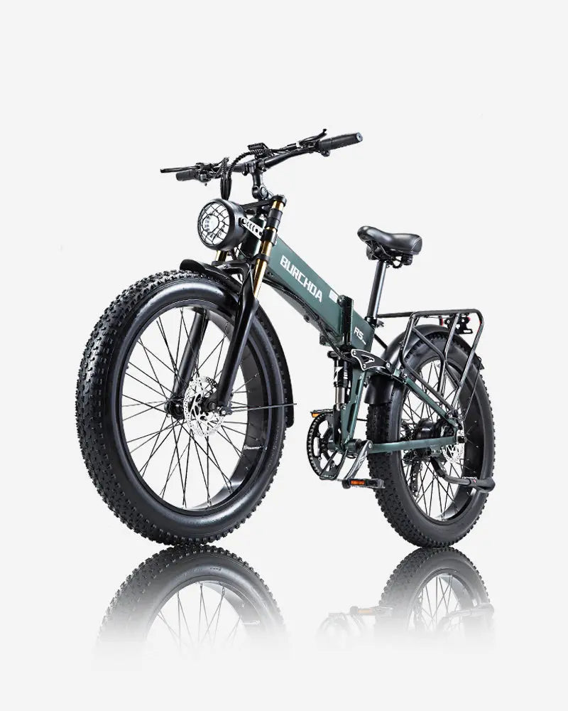 BURCHDA R5 PRO Folding Fat Tire Electric Bike for Adults