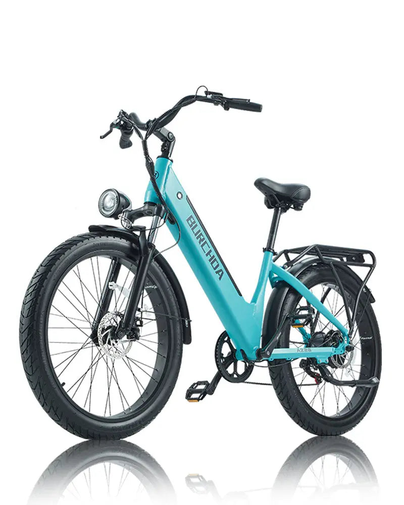 BURCHDA AZ26 Step-thru Electric Bike for Adults Commuting 