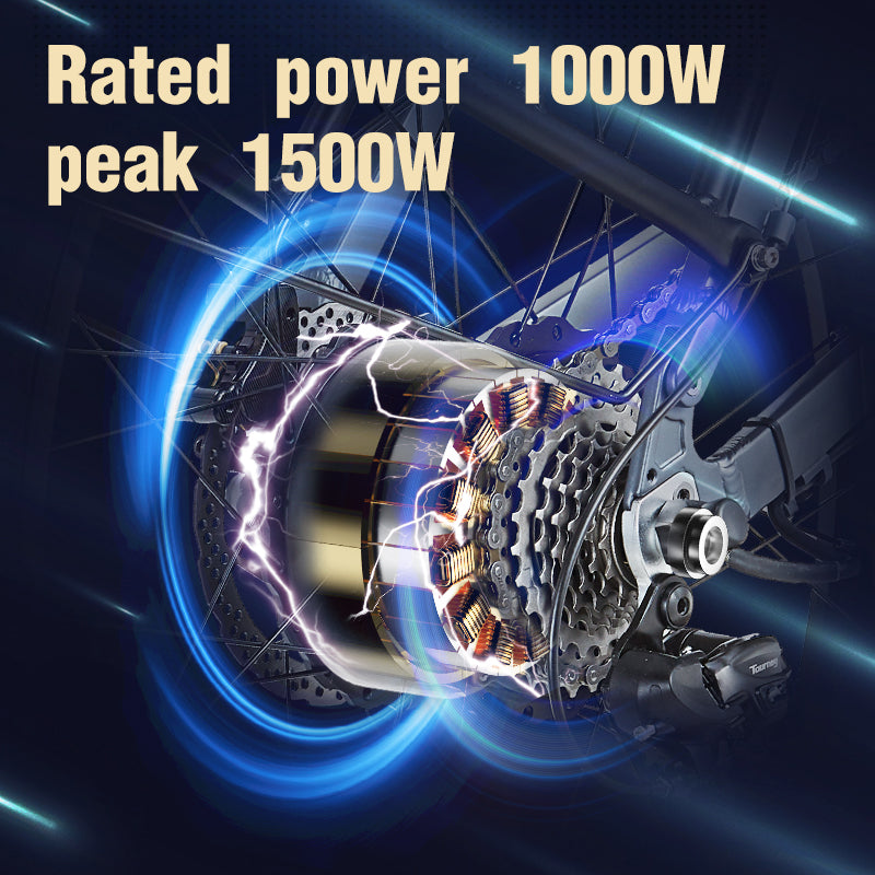 Powerful 1500W Peak Hub Motor