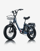 BURCHDA U8 fat tire long range step-thru electric bike for adults