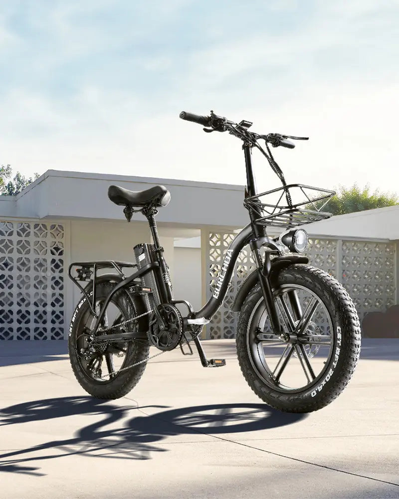 BURCHDA R8S PRO fat tire step-thru foldable electric bike for adults