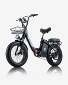 BURCHDA U8 fat tire long range step-thru electric bike for adults